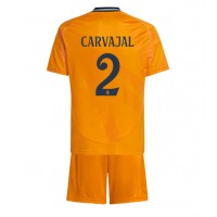 Maglie da calcio Real Madrid Daniel Carvajal #2 Seconda Maglia Bambino 2024-25 Manica Corta (+ Pantaloni corti)